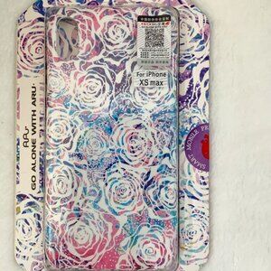 iPhone XS Max tpu gold stamp pattern case